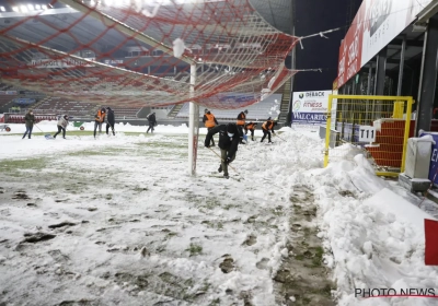 La neige a encore frappé : un autre club wallon voit sa reprise postposée